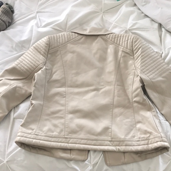 tan new york and company leather jacket - Picture 6 of 6